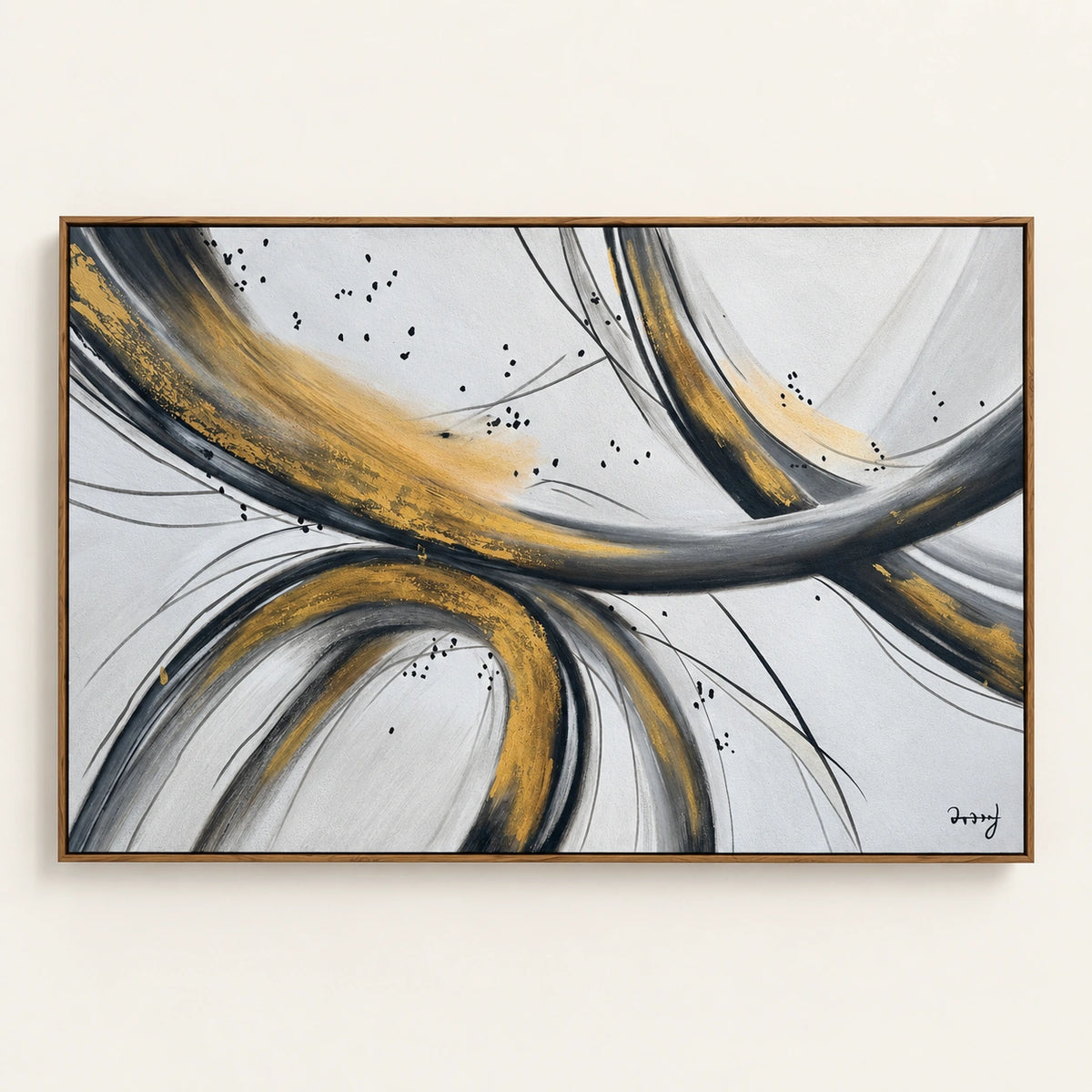 Stellar Path Hand Painted Textured Oil Painting | Abstract Wall Art main product image