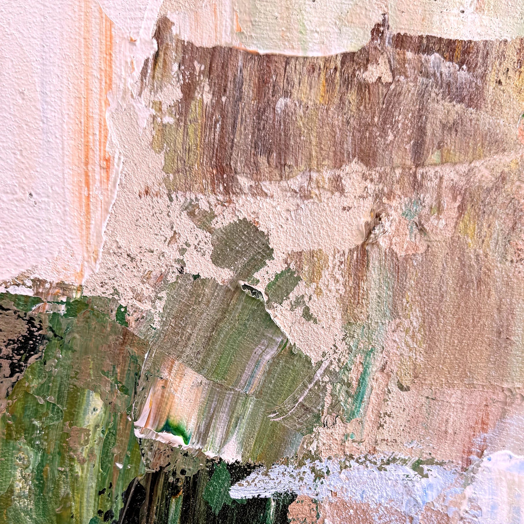 QIBI-BLUSH-MOSS-60X60-WF painting closeup detail