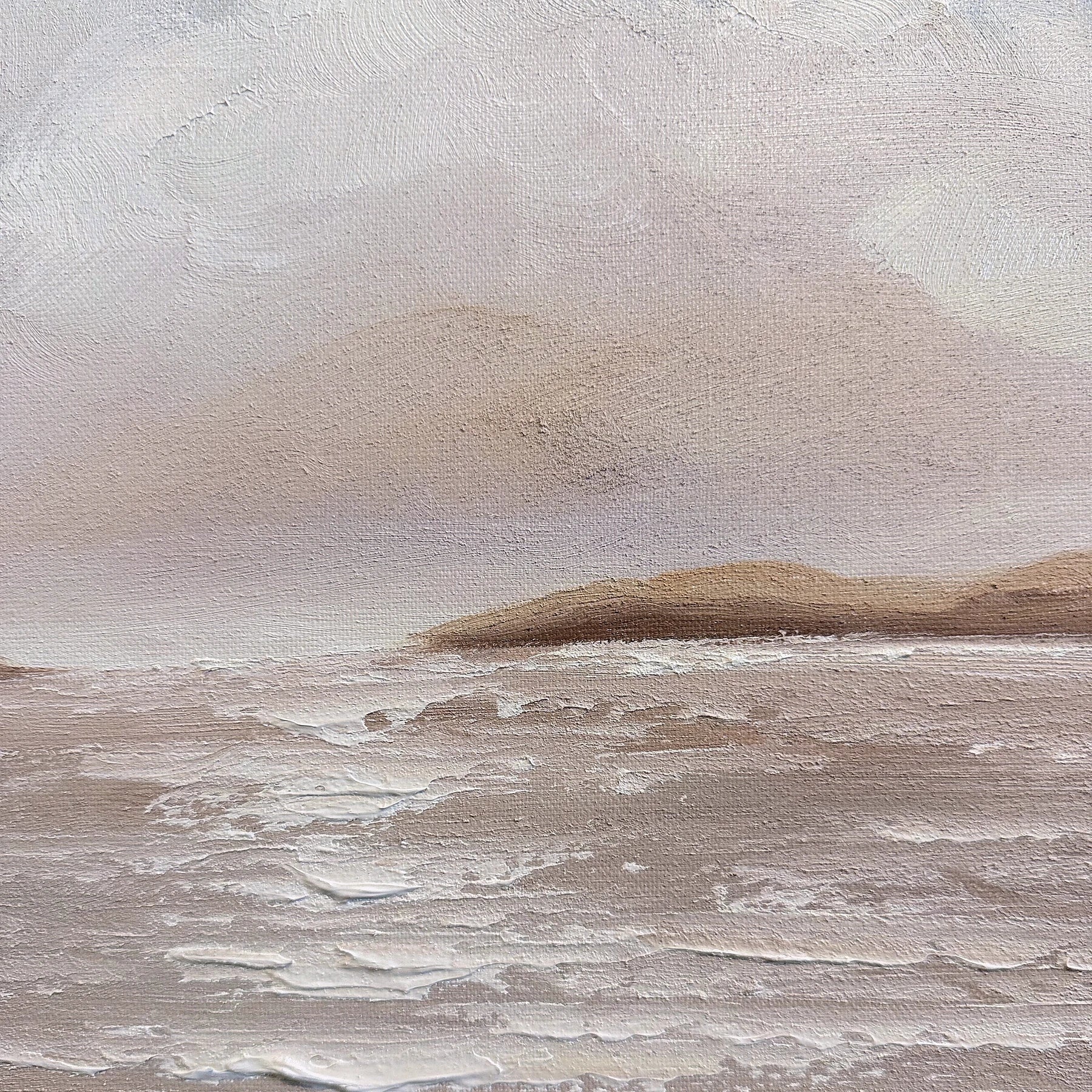 QIBI-MORNING-HAZE-50X70-WF painting closeup detail