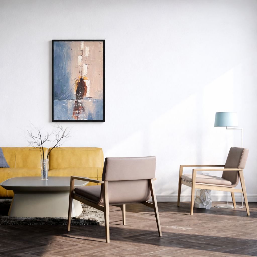 Abstract Sailing Boat 50 × 70 cm/70 × 100 cm